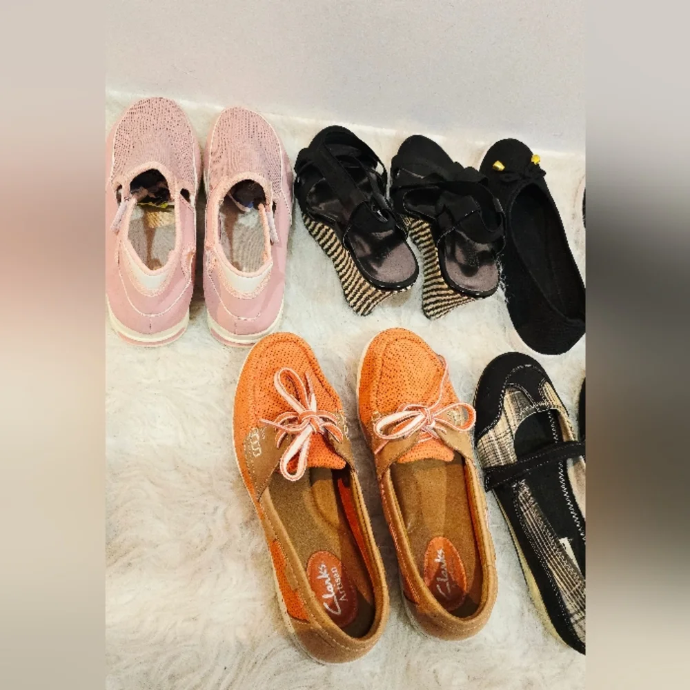 🔥 US Size 6.5 Bundle of 5 Pairs Women's Shoes - Flats, - Picture 14 of 16